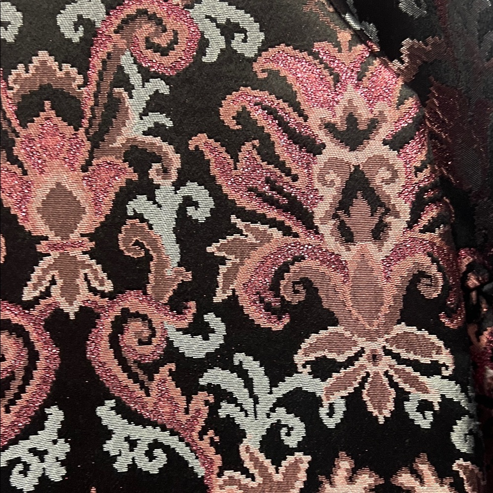 Kate Spade Black and Pink Brocade Jacket - Picture 9 of 10